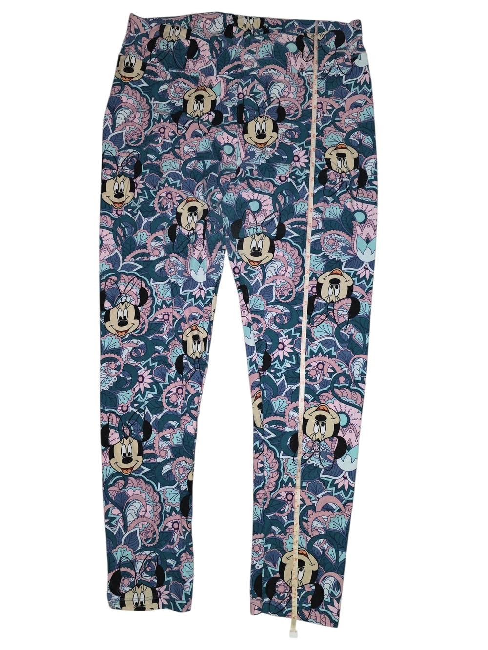 LuLaRoe Navy Pink Blue Minnie Mouse Leggings Tall And Curvy See Description